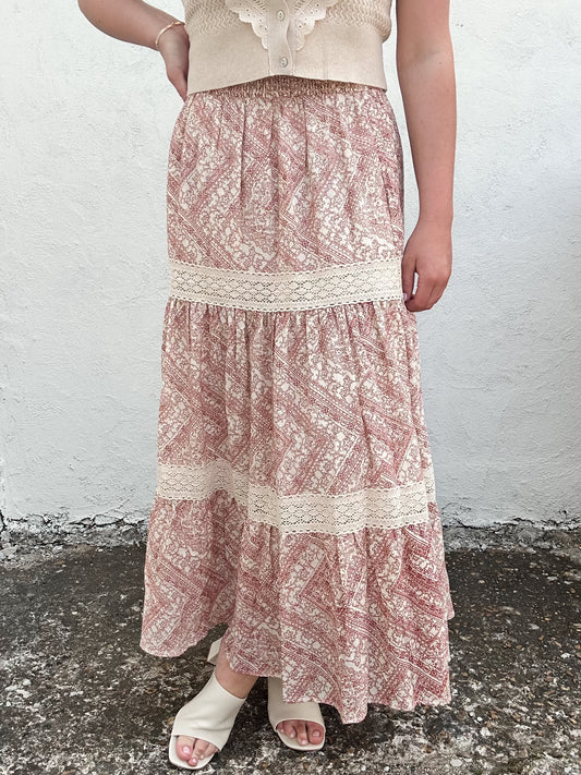 Ruched Waist Skirt