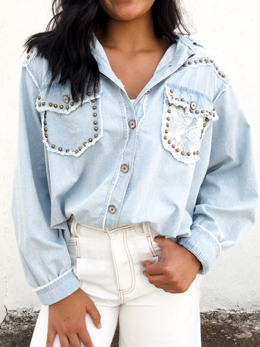 Cowboy Take Me Away Top