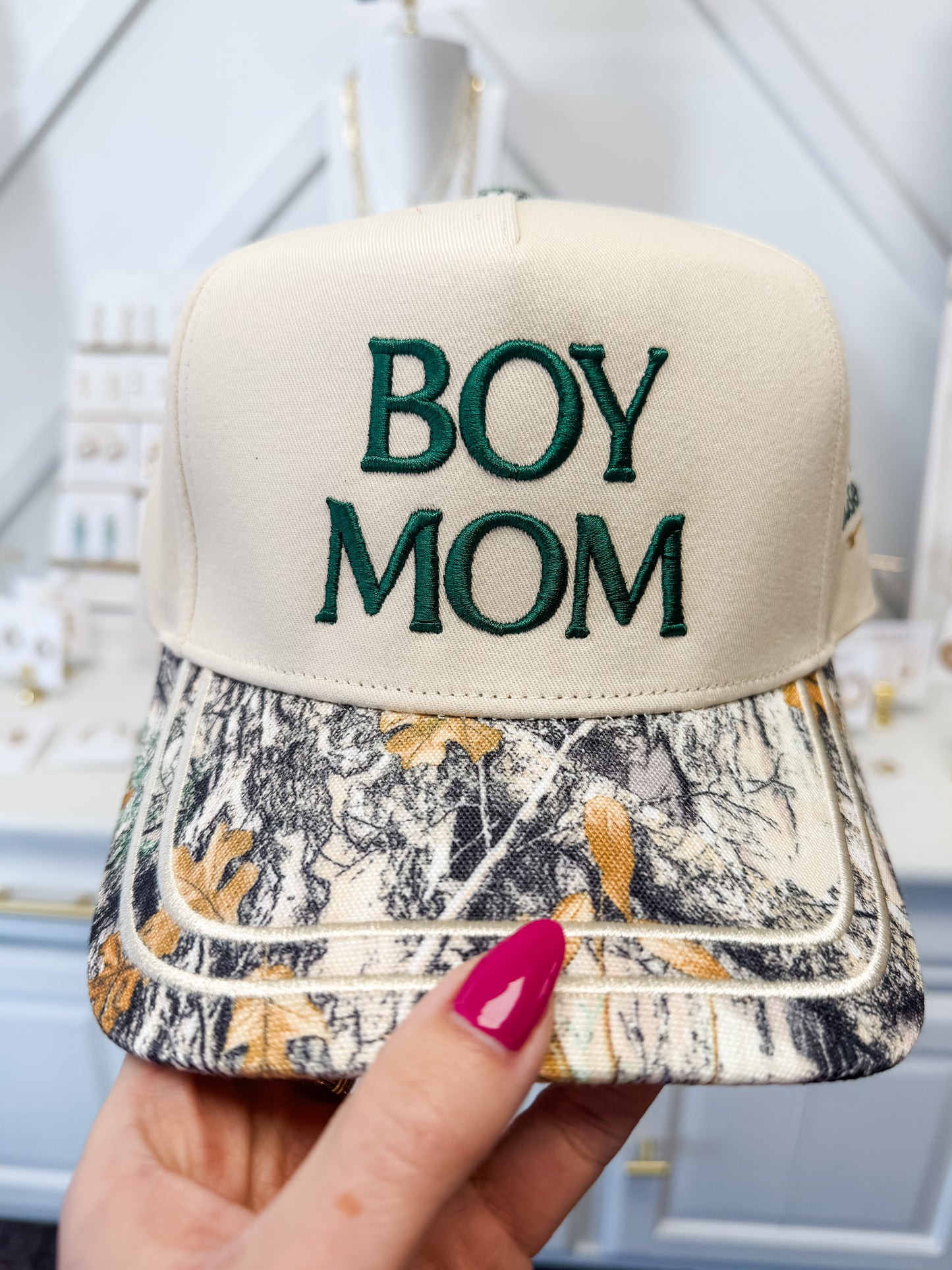 Camo Boy Mom Hat