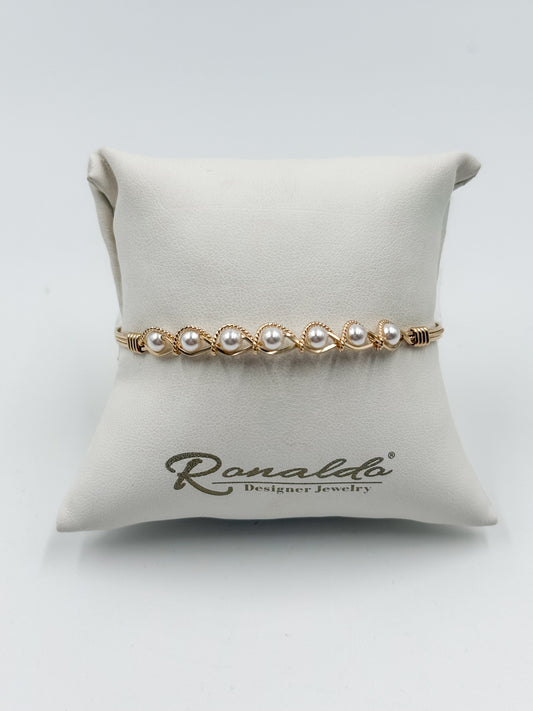 Simple Blessings Bracelet Crystal Pearl