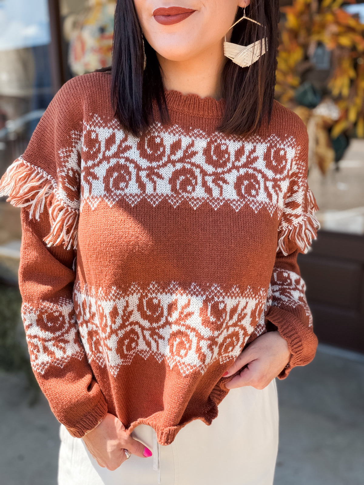Rusty Rose Sweater