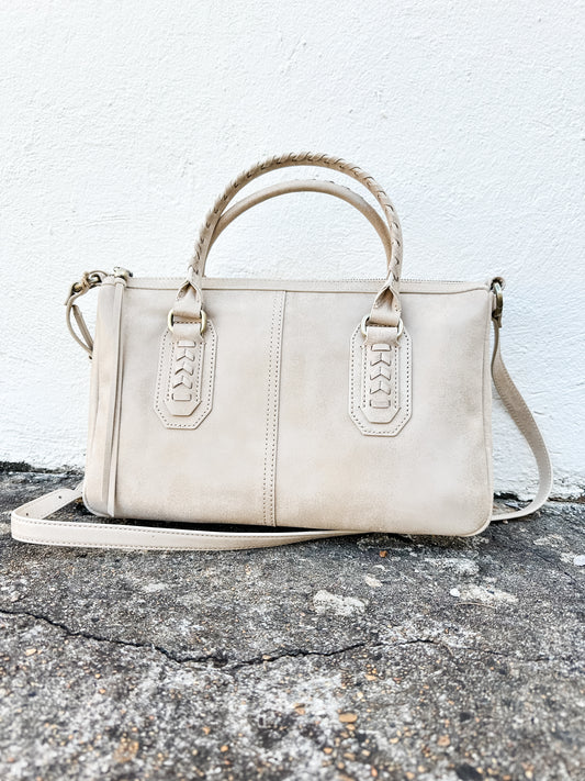 Expedition Satchel Frosted Pearl