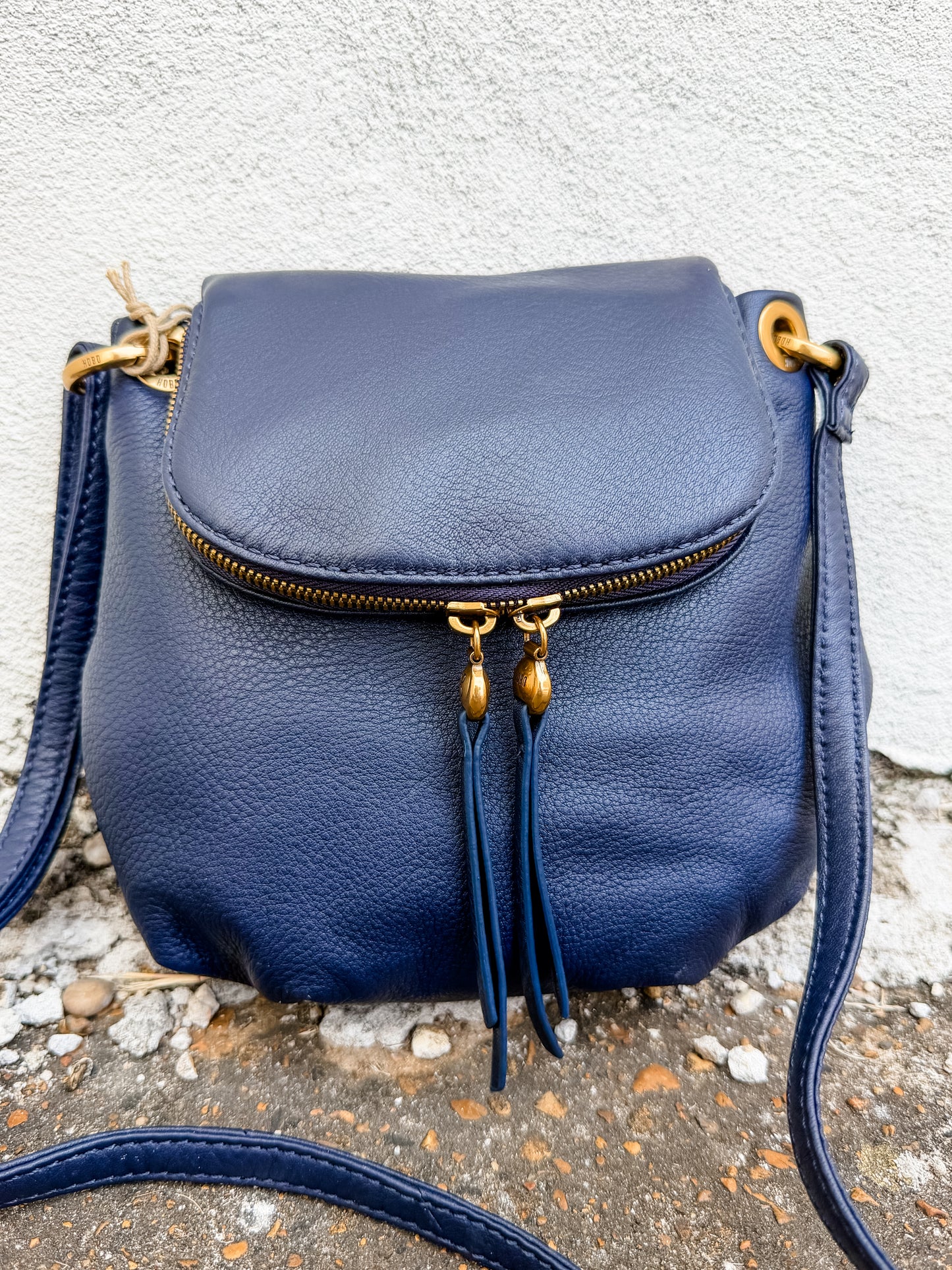 Fern Zip Flap Crossbody Ink Navy