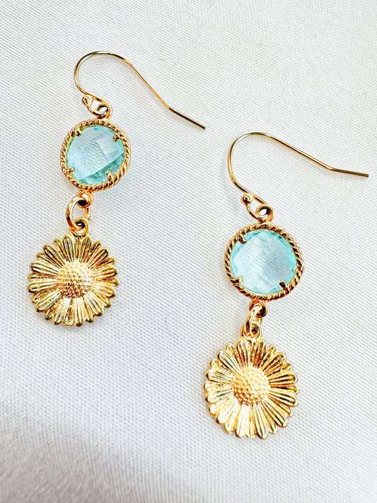 Henley Sunflower Earrings
