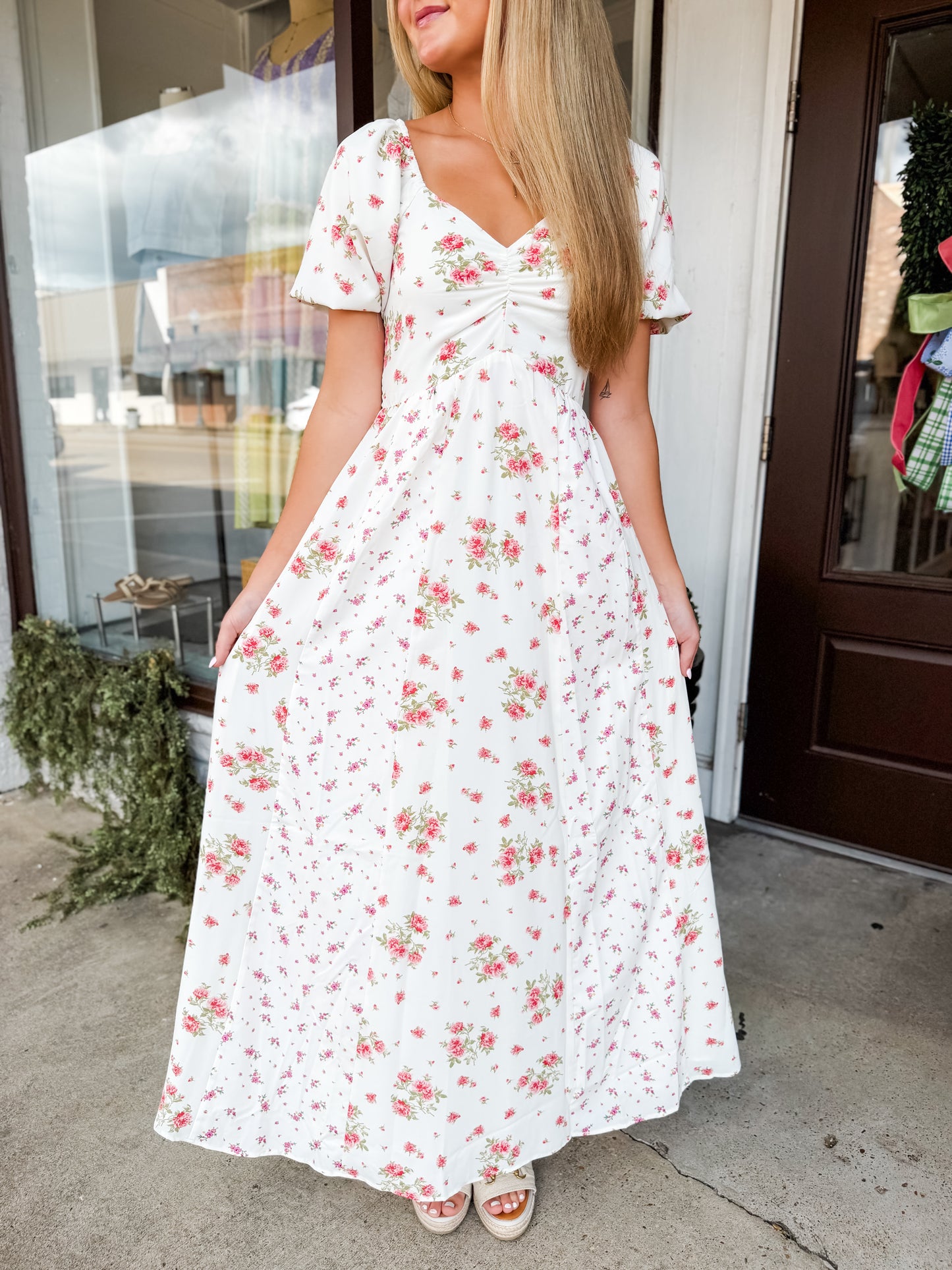 The Brunswick in Scattered Petals Dress