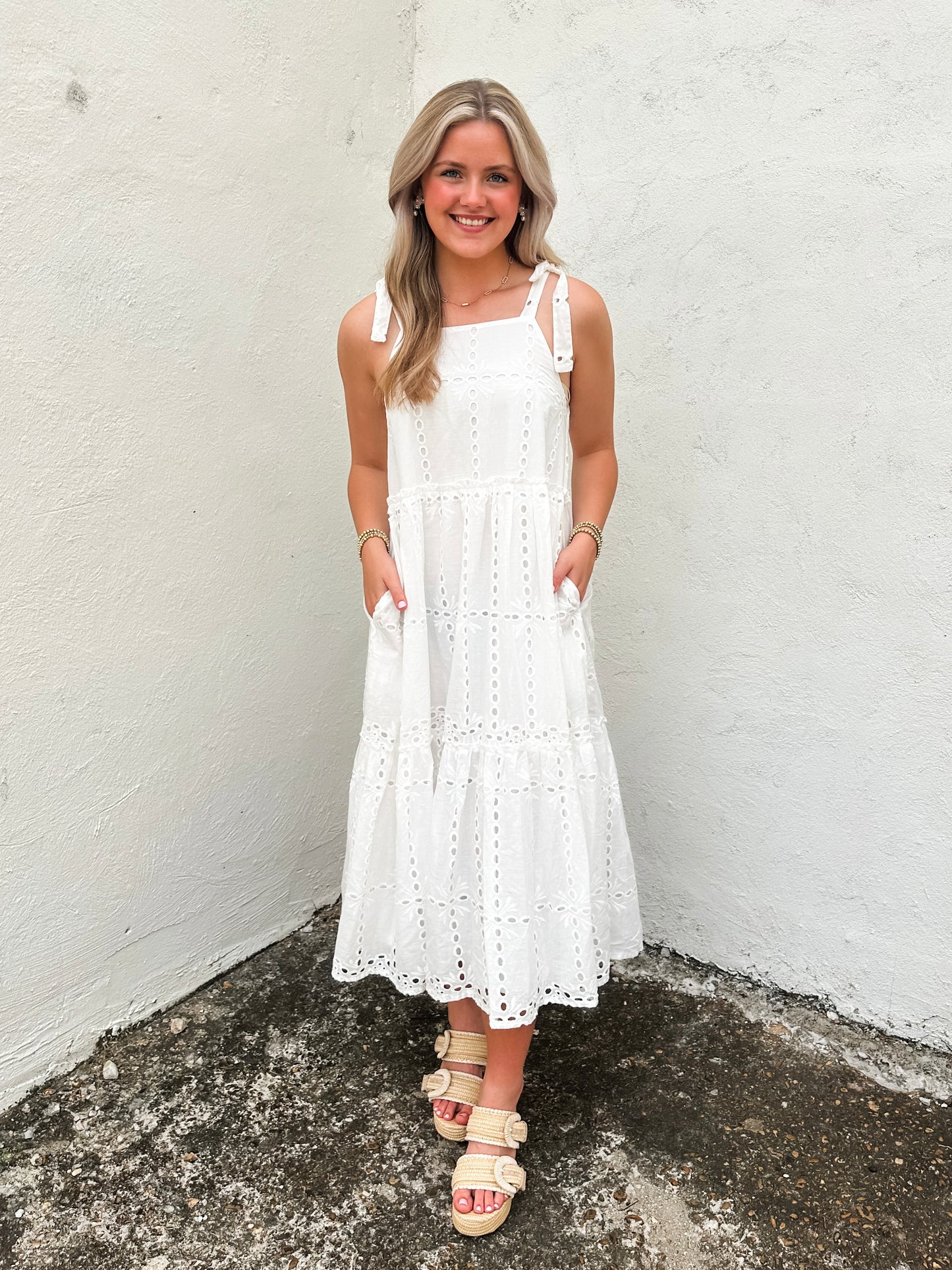 The Nara in White Eyelet