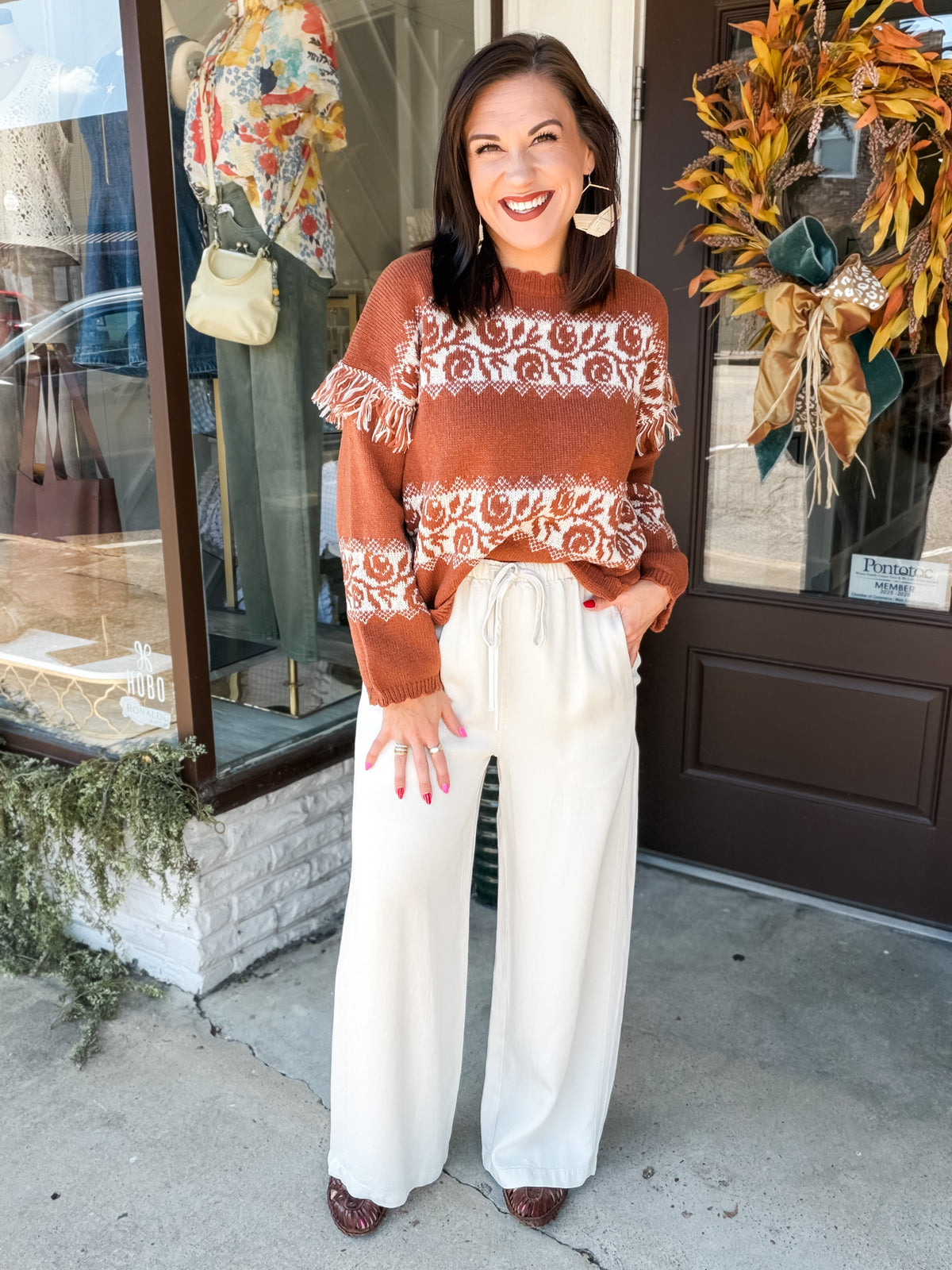 Rusty Rose Sweater