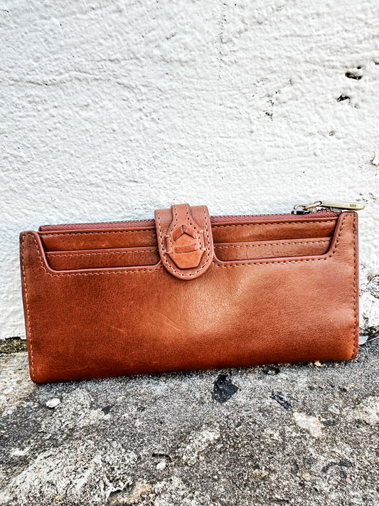 Dunn Continental Wallet Pecan Ridge