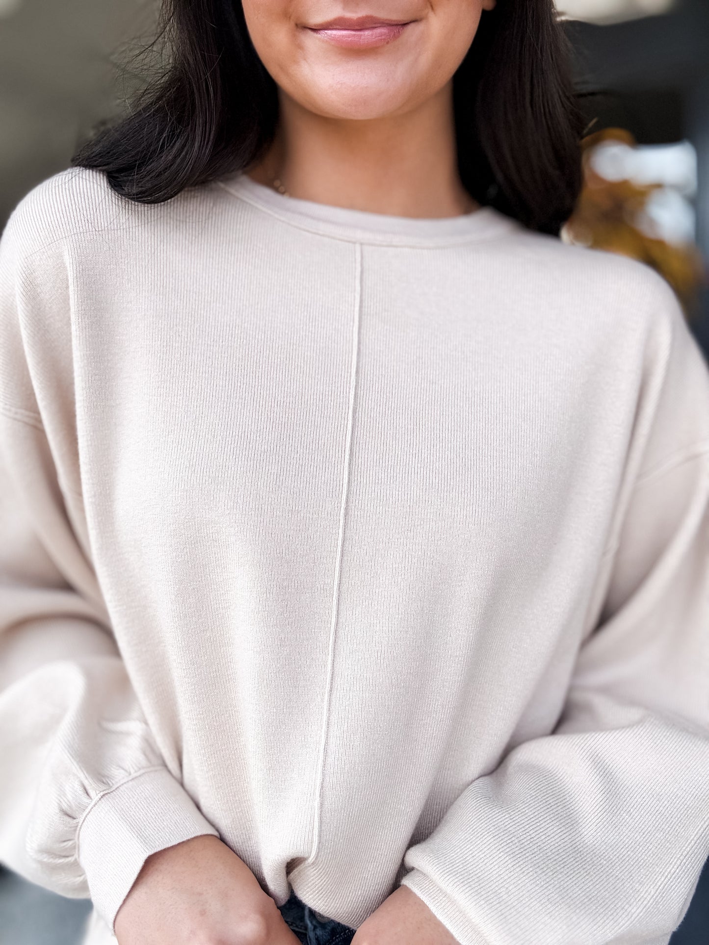 Valley Vacation Sweater Cream