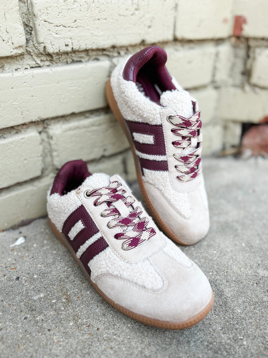 Trackstar Maroon Sneaker