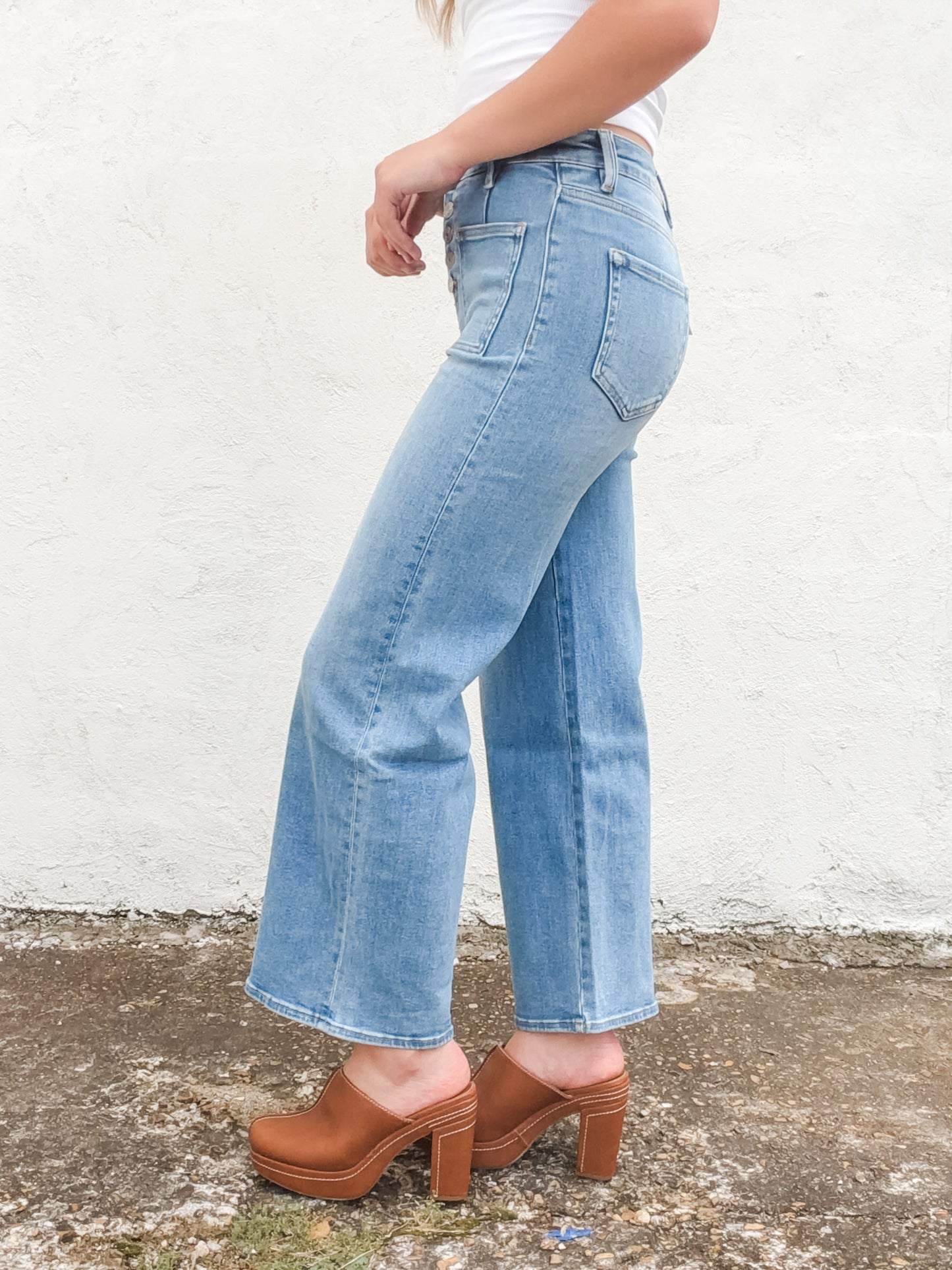 Orson High Rise Button Fly Jeans