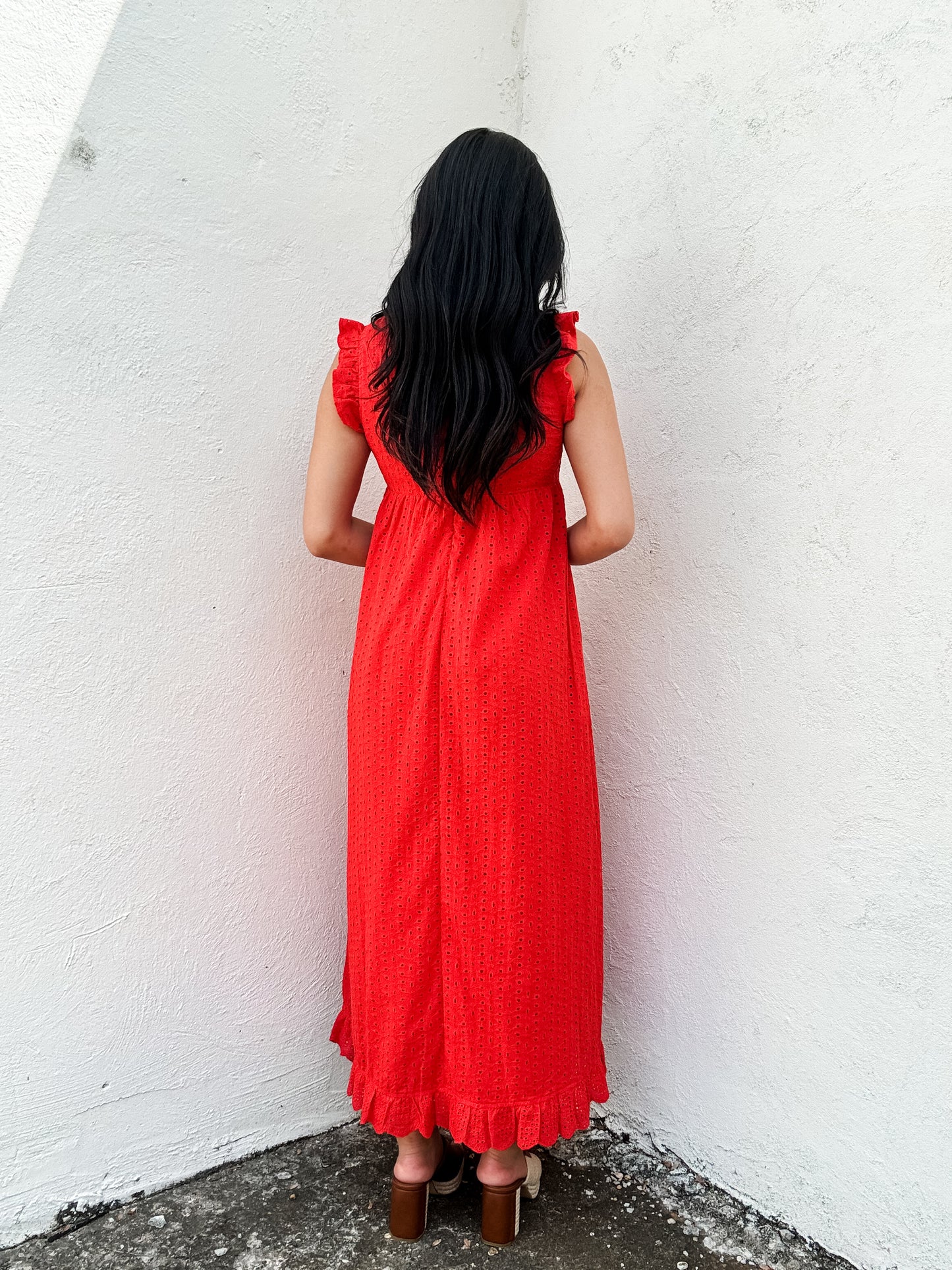 The Dutton in Hibiscus Eyelet