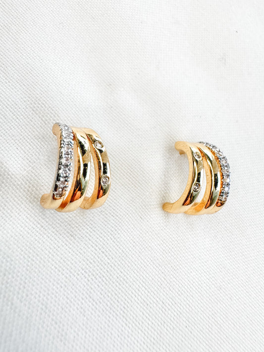Teddy Triple Earring