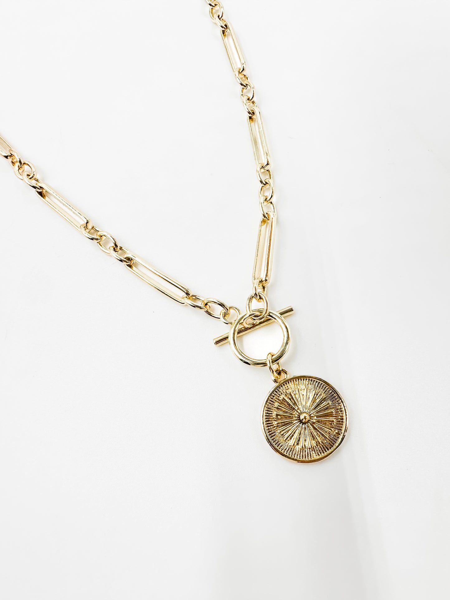 Solara Coin Link Necklace