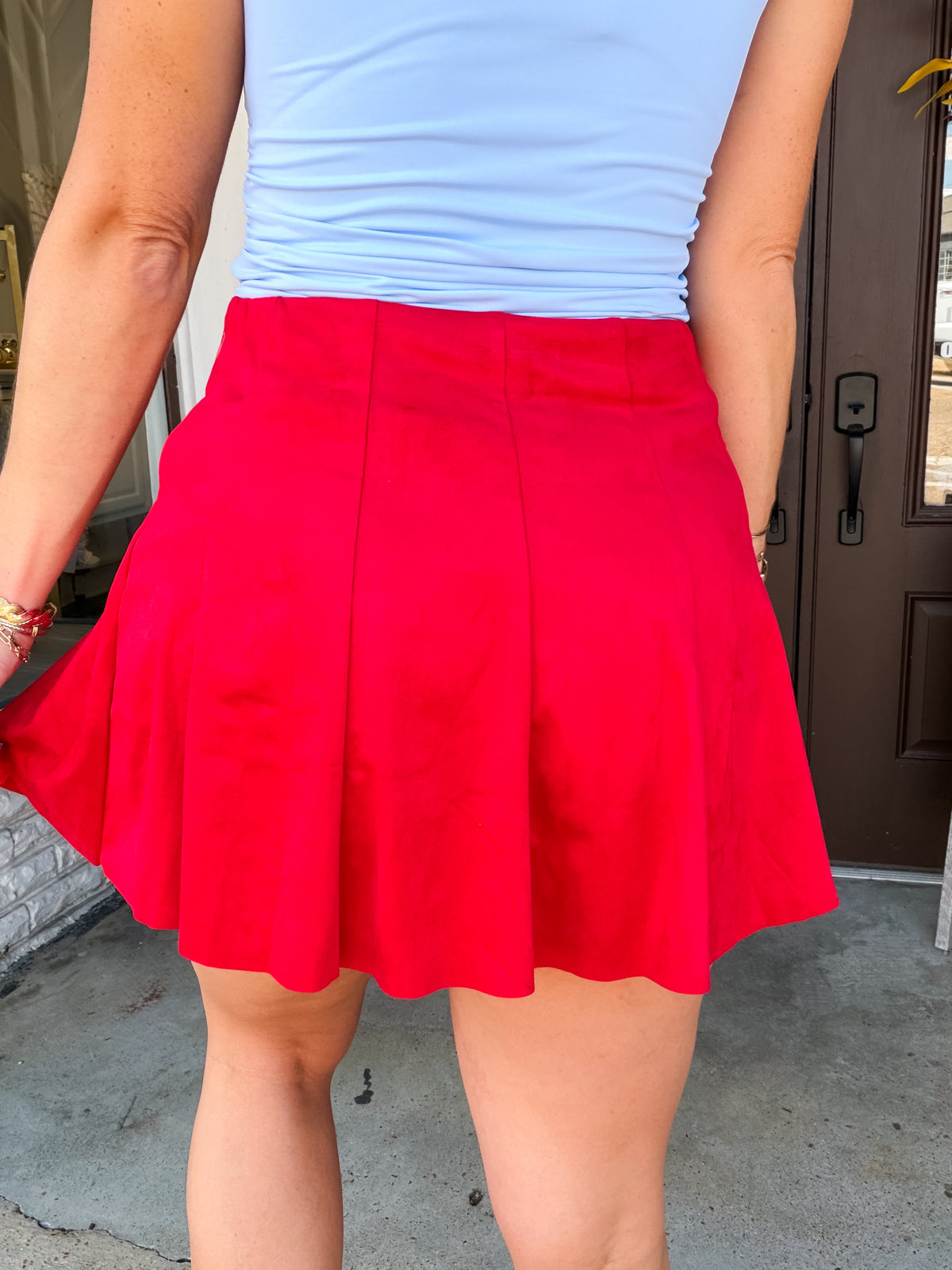 Red Roving Skort