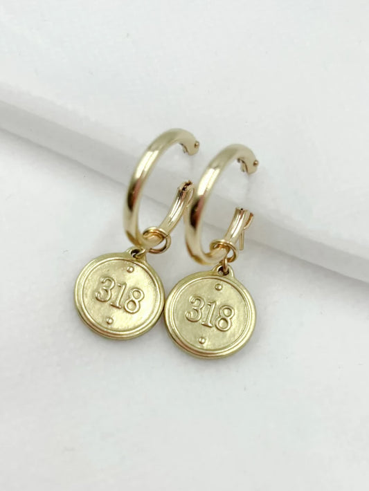 Ephesians 3:18 Hoop Earrings