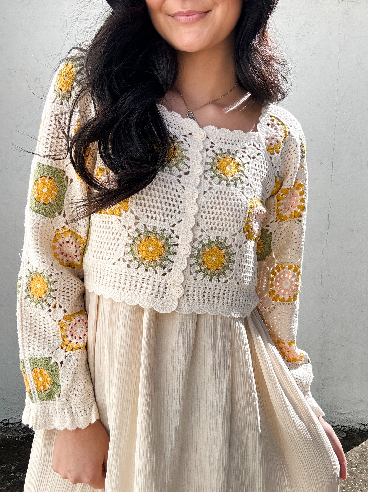 Spring Day Crochet Cardigan