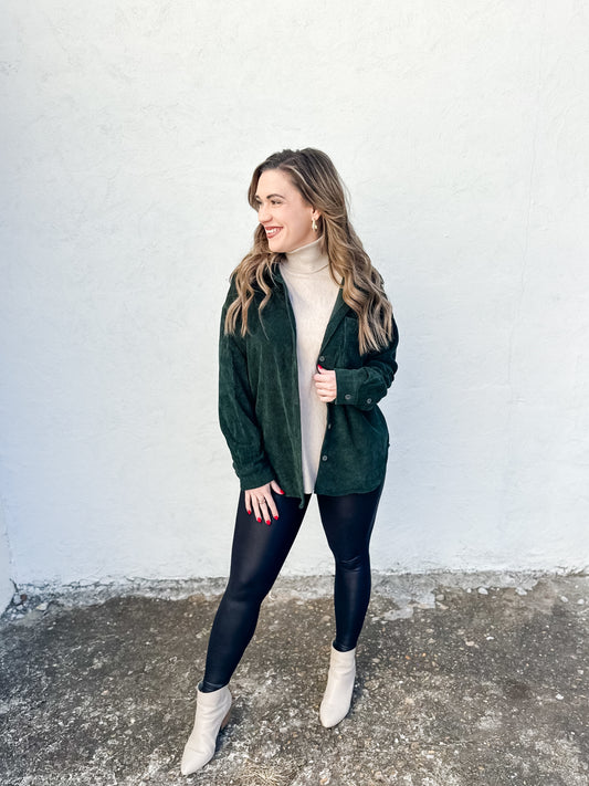 I Love Corduroy Shacket