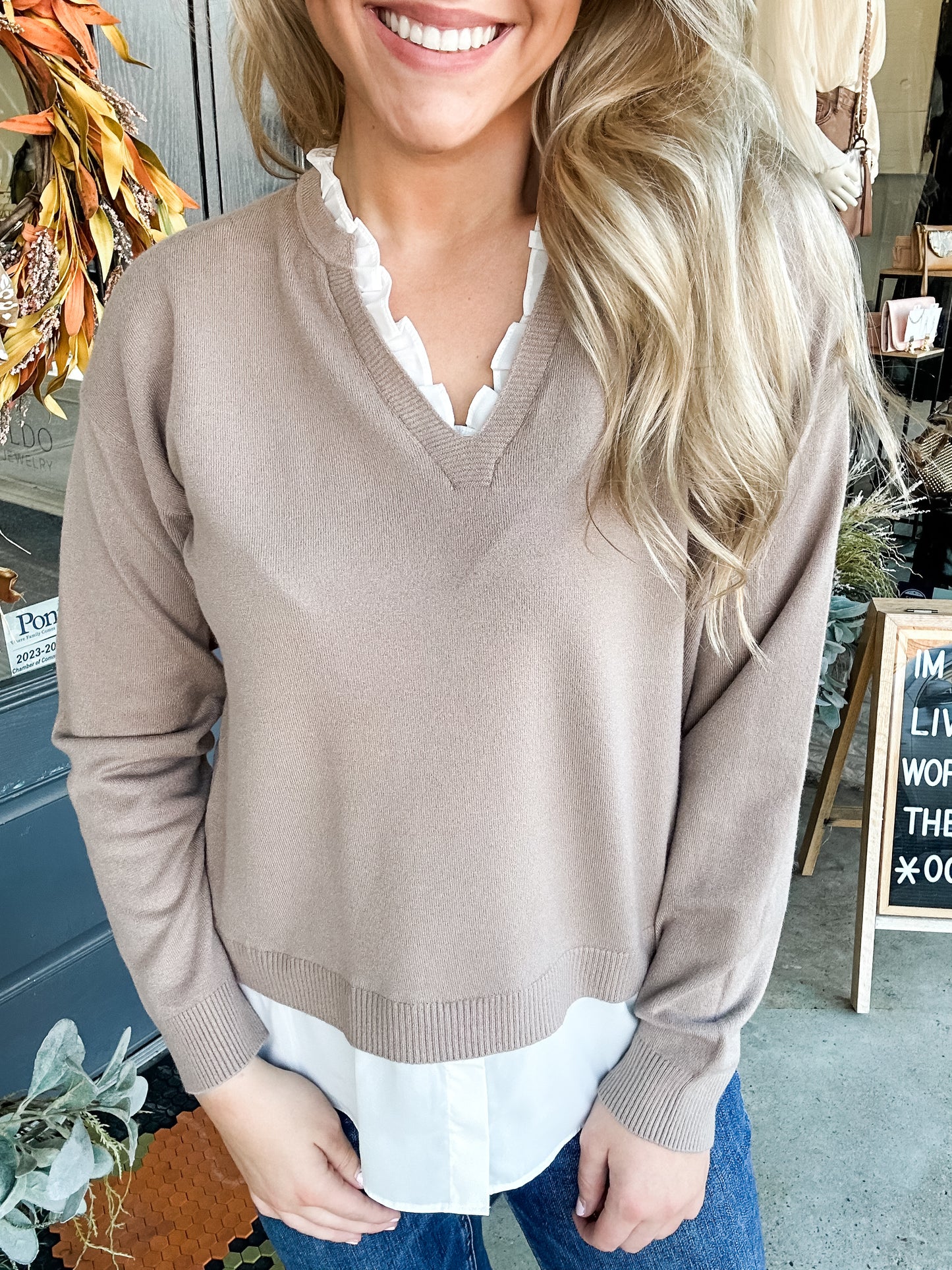 Mocha Latte Top