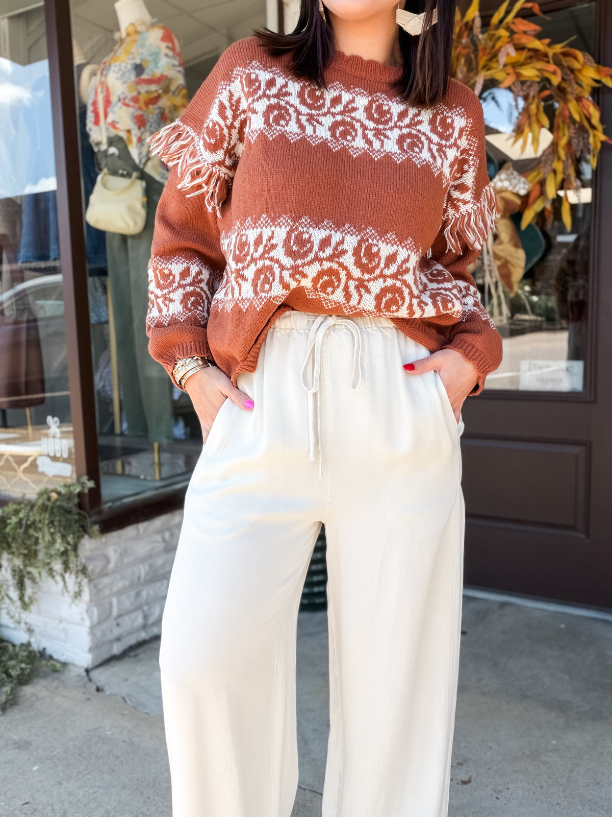 Rusty Rose Sweater
