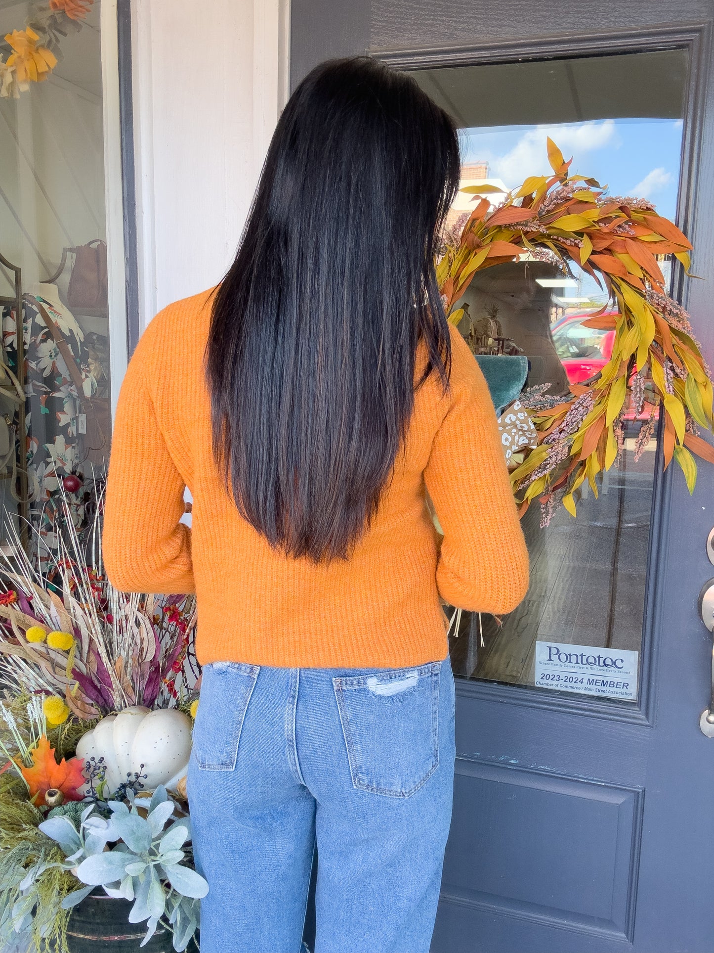 The Raine Pullover Sweater Ginger