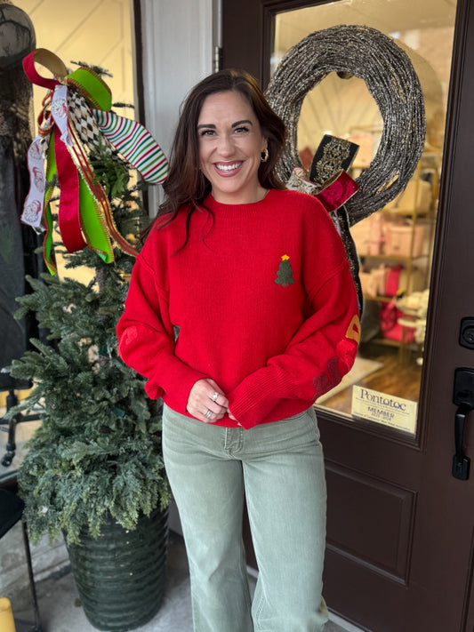 Merry Christmas to Me Sweater Red