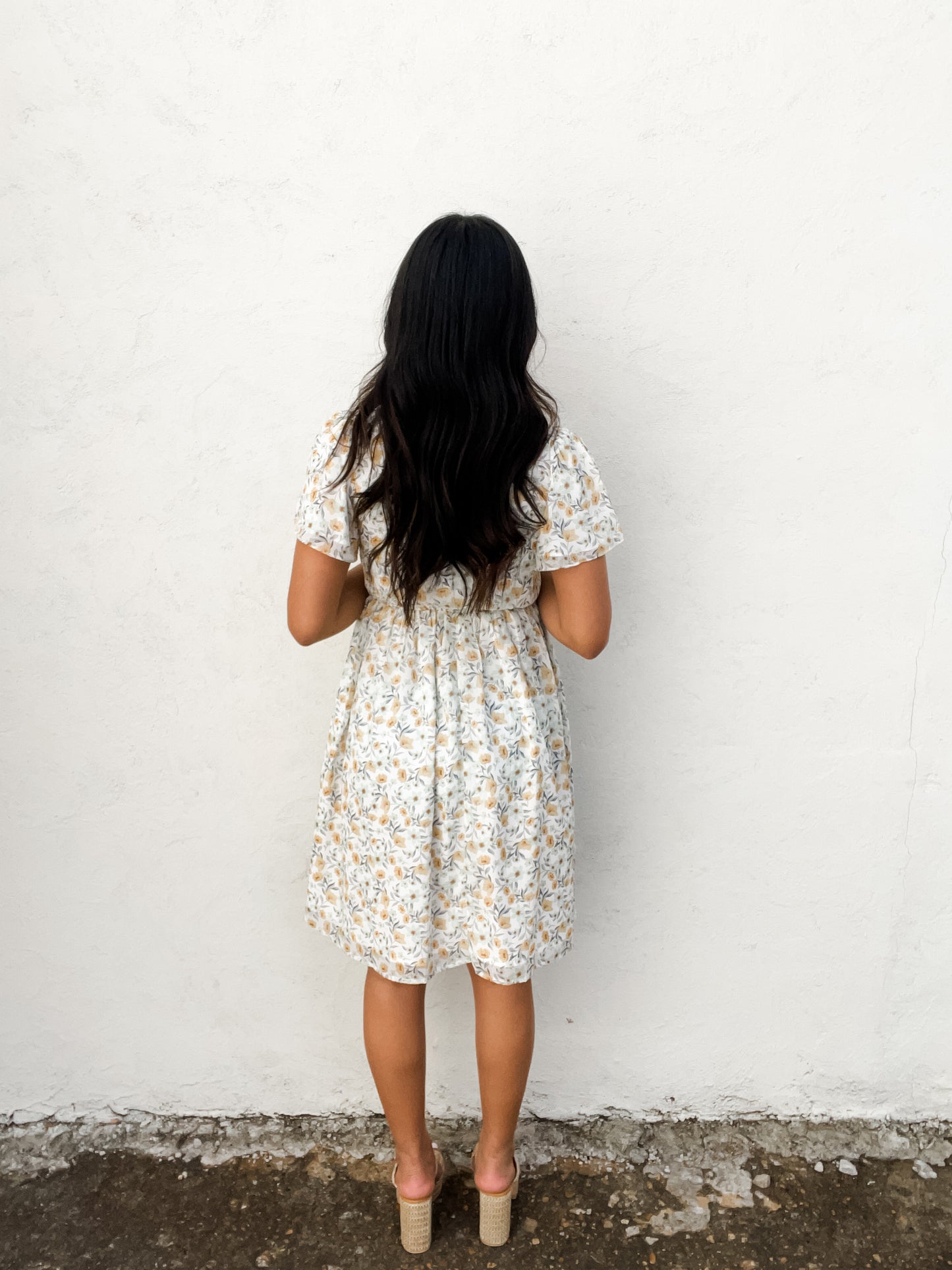 The Alyssa in Mint Magnolia Dress