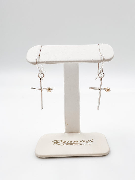 Love Lifted Me Earrings Silver