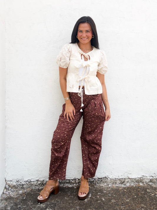 Antique Cream Blouse
