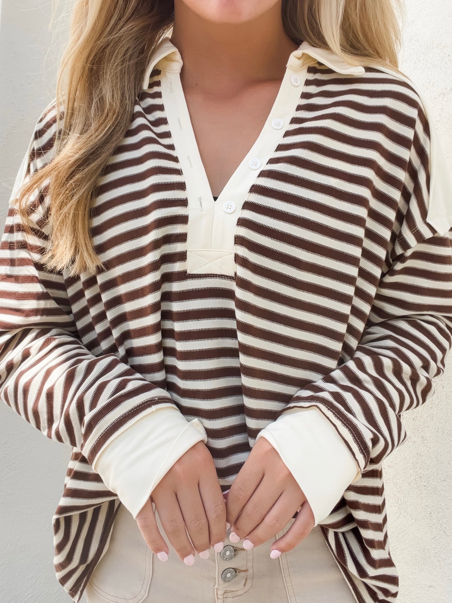 School Days Top Brown
