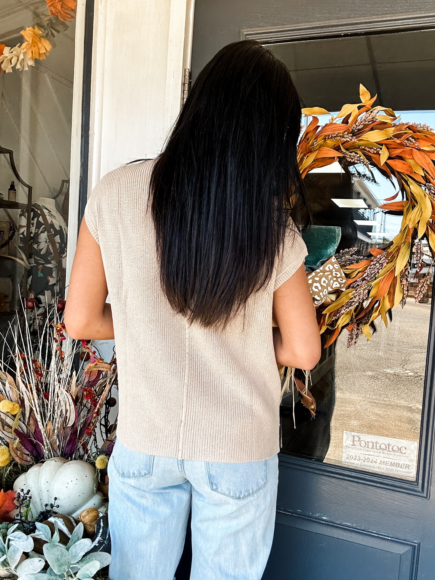 Crisp Moments Sweater Champagne