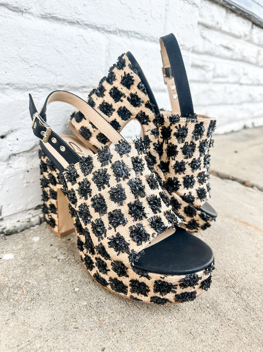 Missoula Platform Heel Black