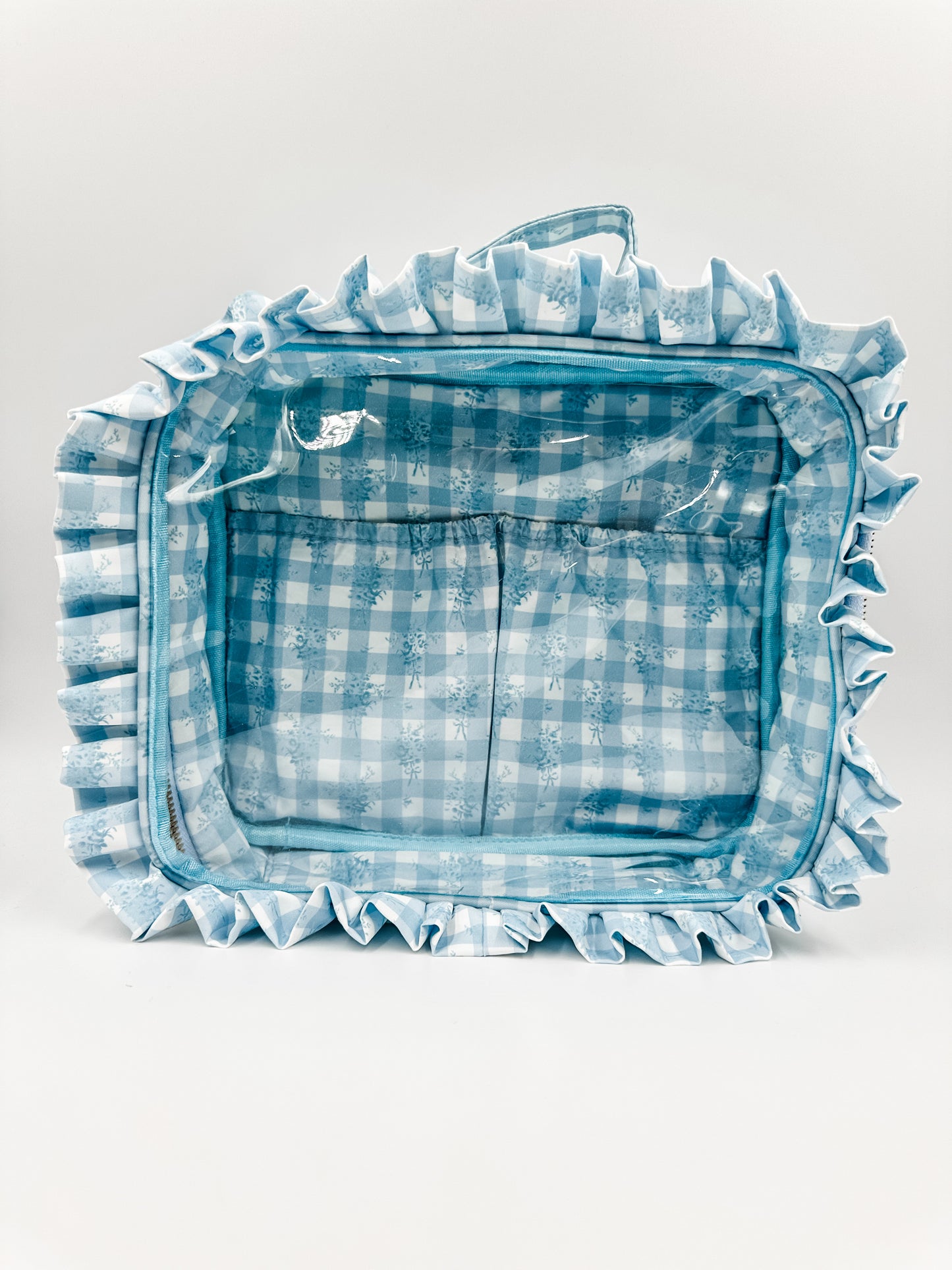 Ruffled Jett Setter Blue Floral