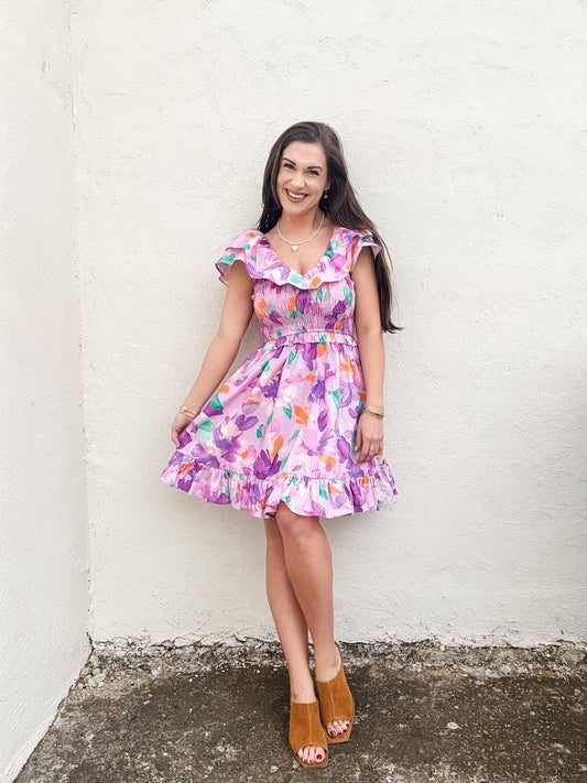 Lilac Dreamscape Dress