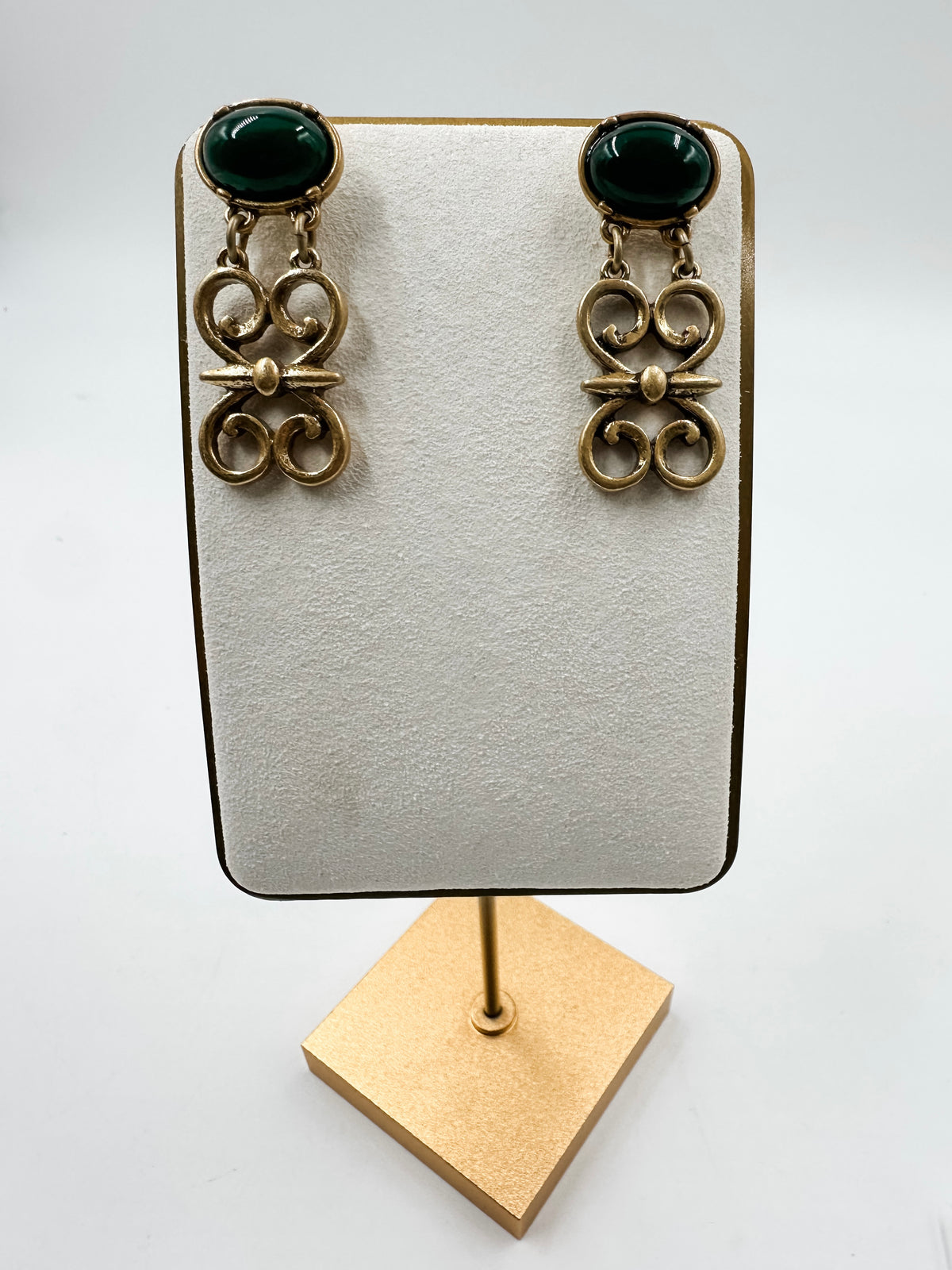 Envy Agate Dangle Earrings