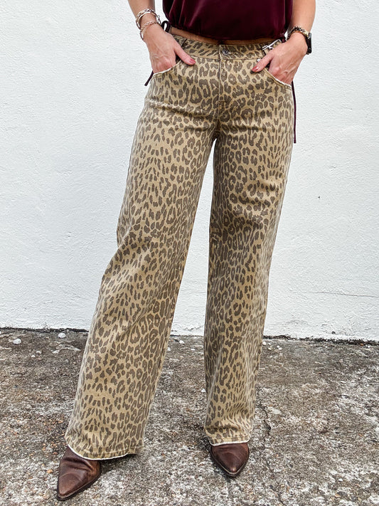 Leopard Luxe Jeans