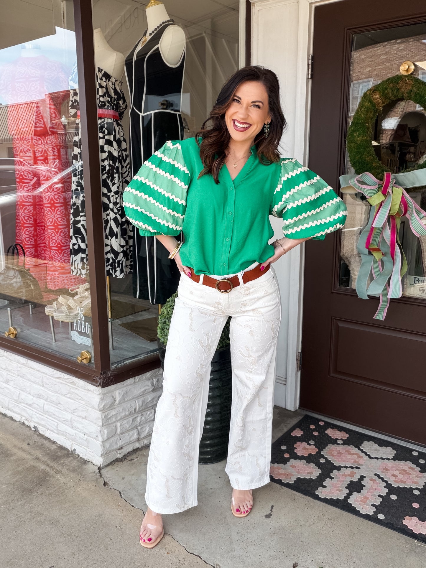 Putting On The Green Top