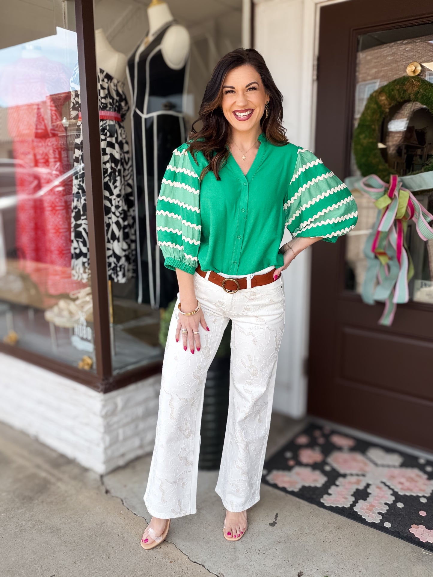 Putting On The Green Top