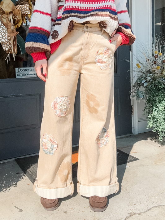 Vintage Jeans in Sand