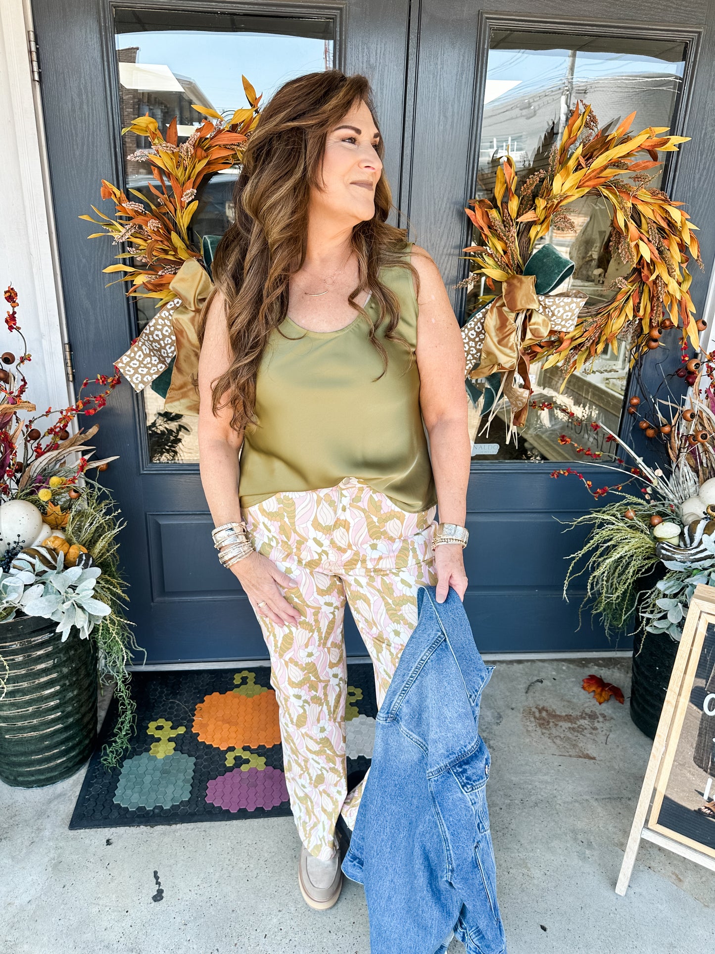 Date Night Tank Olive
