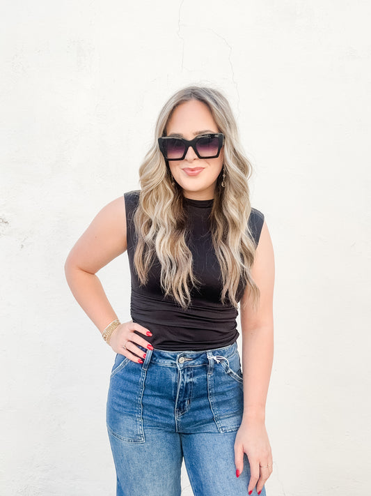 Yvette Black Top