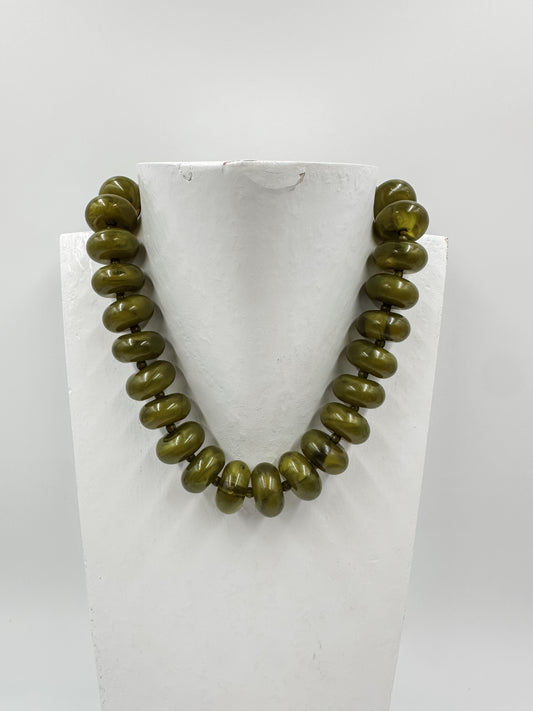 Apple Beaded Necklace