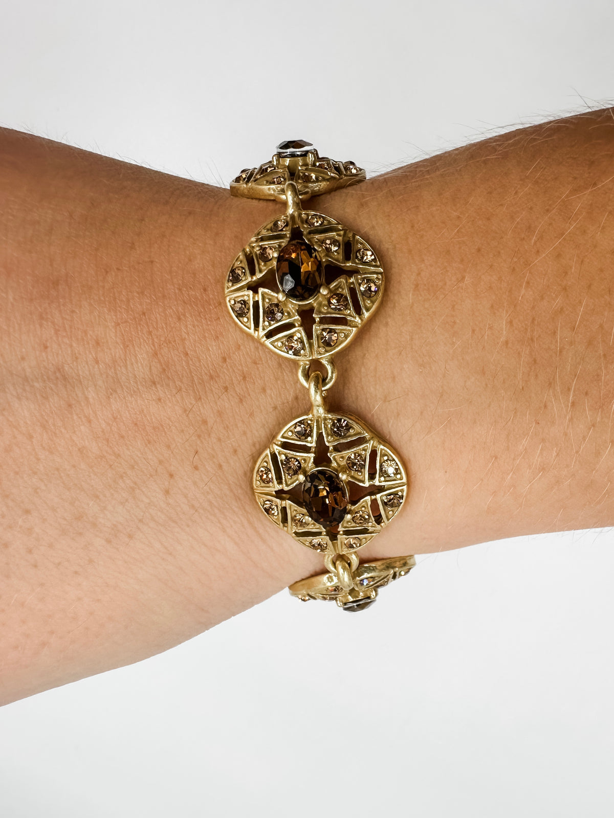 Amber Crystal Bracelet