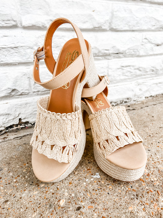 Bisbee Raffia Heel