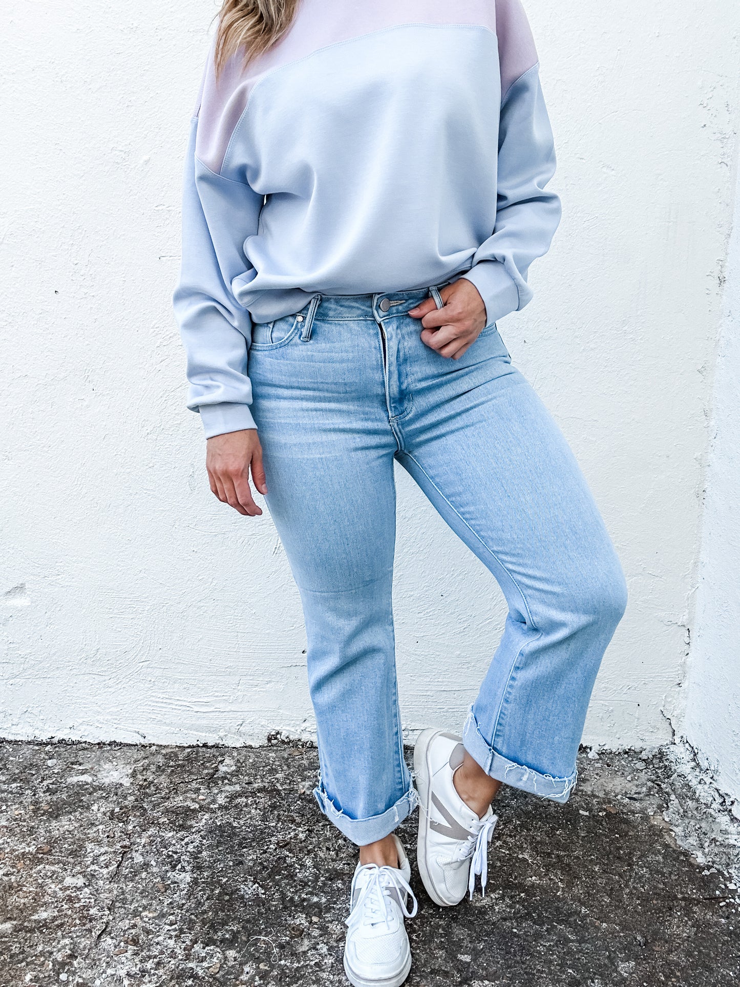 Frayed Crop Flare Jean