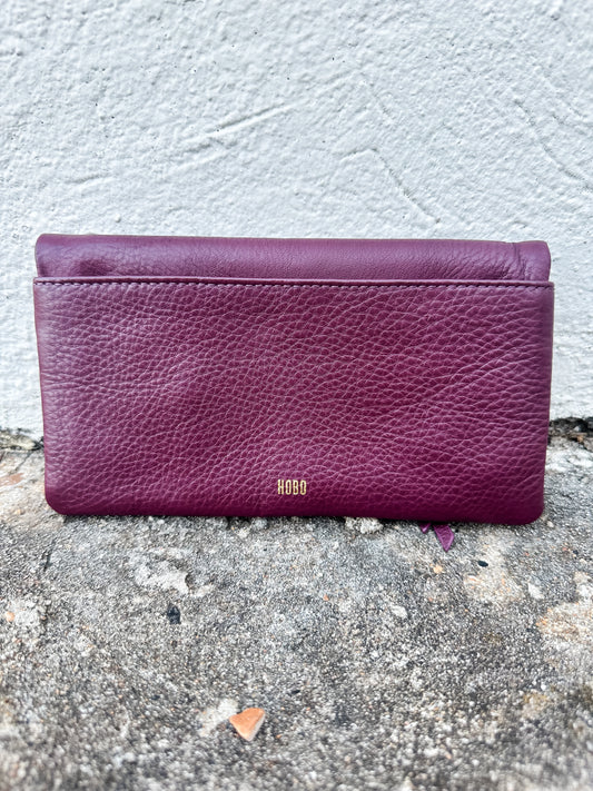 Lumen Wallet Mulberry Glaze