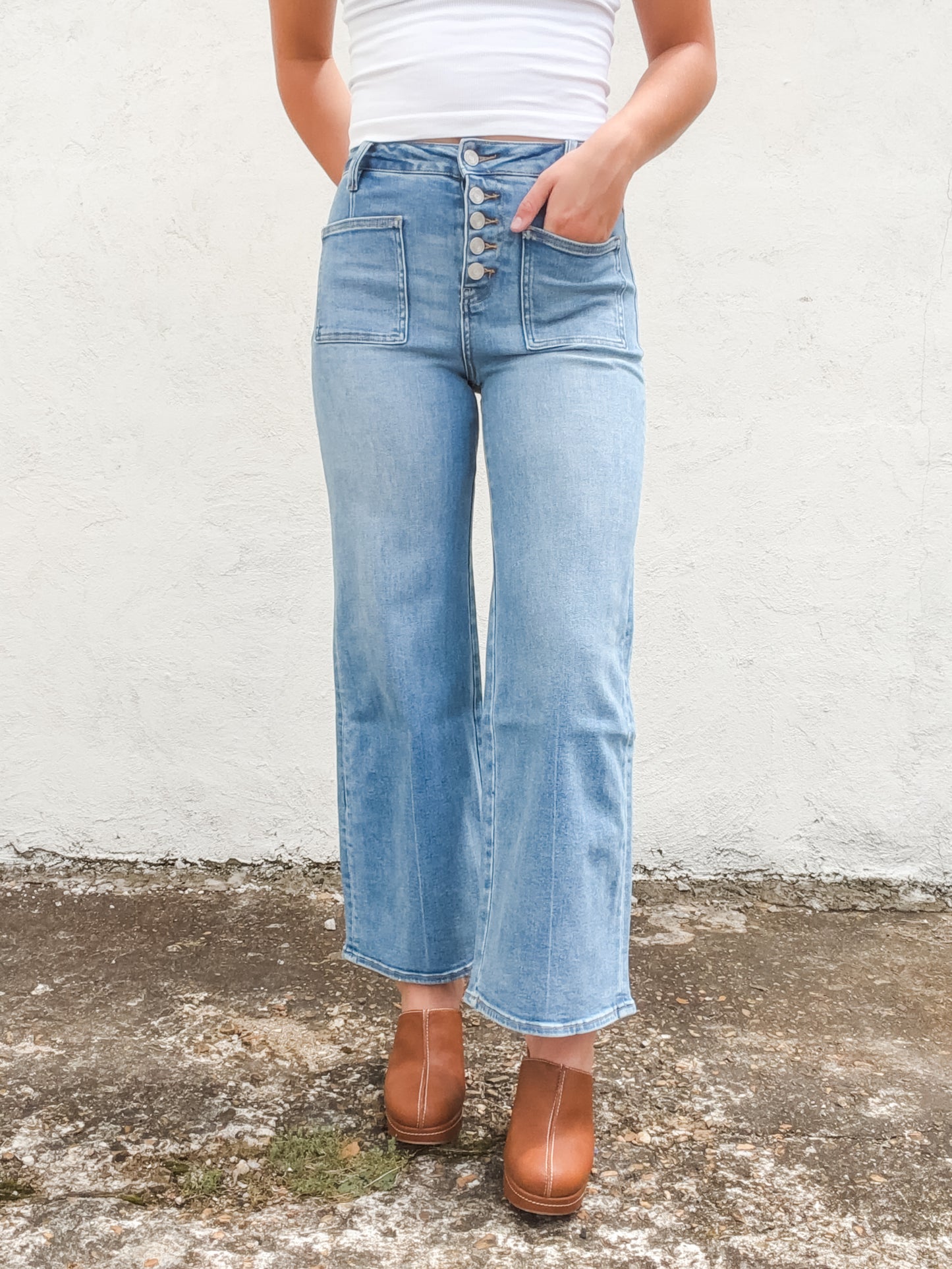 Orson High Rise Button Fly Jeans