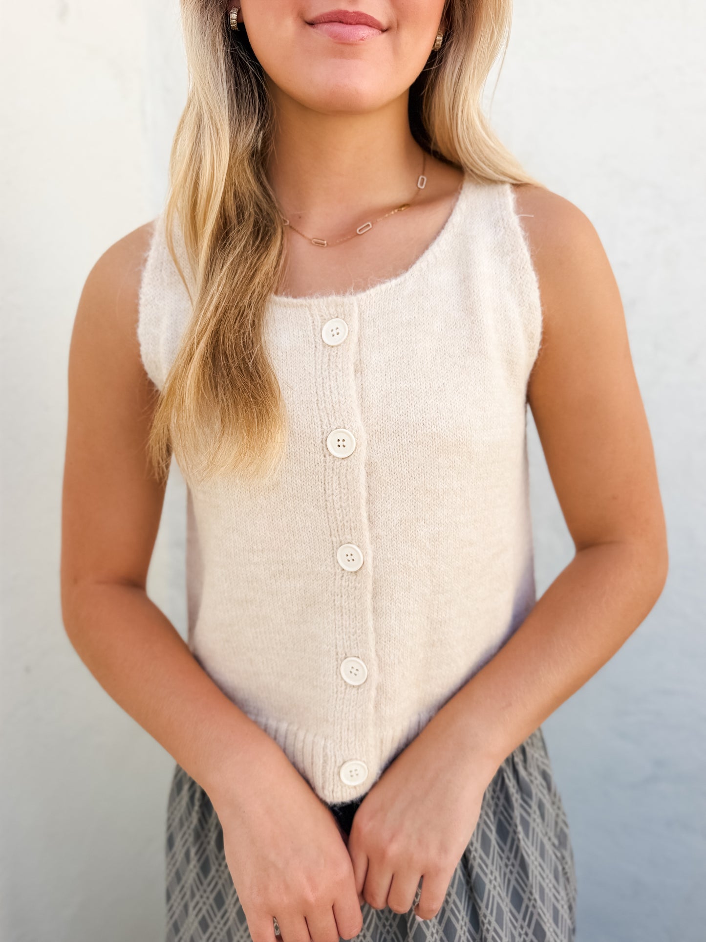 Cafe Cream Vest