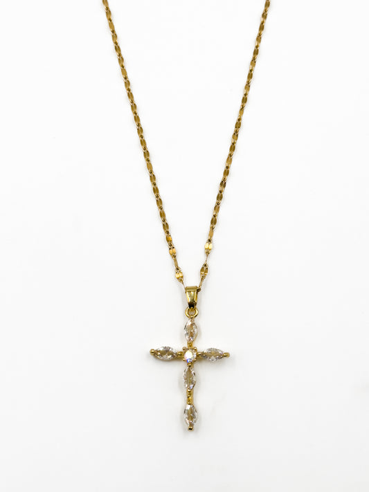 Kara Cross Necklace