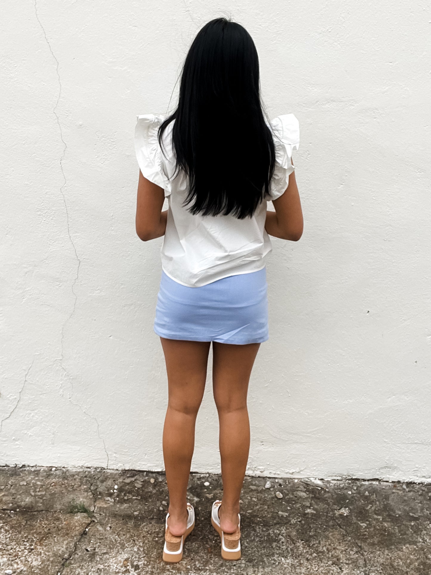 Vacay Babe Skort Blue